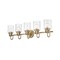 Z-Lite Kinsley 5 Light Vanity, Heirloom Gold And Clear Seeded 340-5V-HG - alternate 3